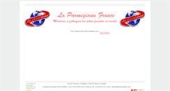 Desktop Screenshot of la-parmigiana-pates.com