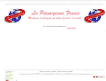 Tablet Screenshot of la-parmigiana-pates.com